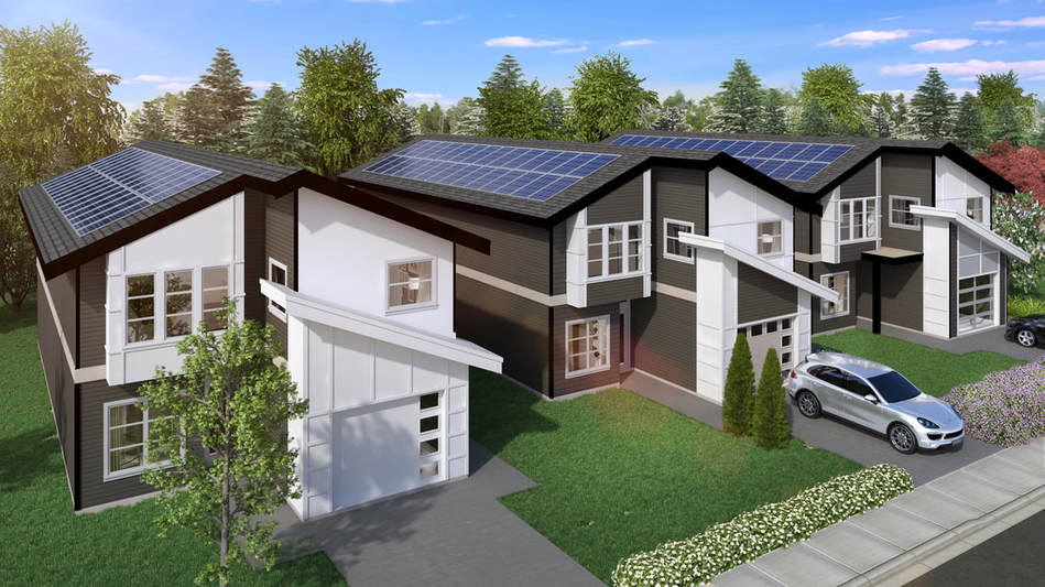 solar design, rendering, new home solar, electrical code, electrical conduit, pv, photovoltaic